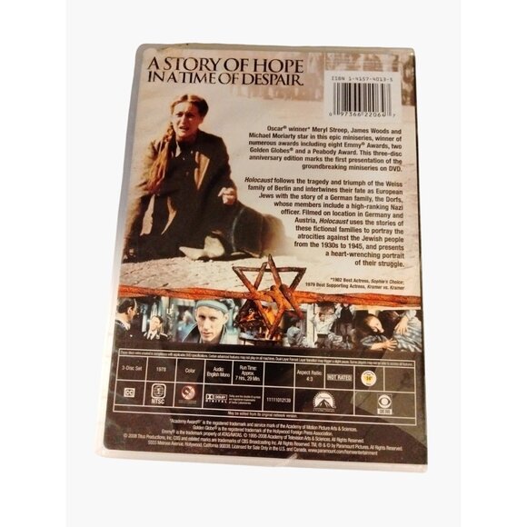 Holocaust DVD 1978 3 Disc Set  Anniversary Edition Streep Woods Moriarty - Picture 2 of 9